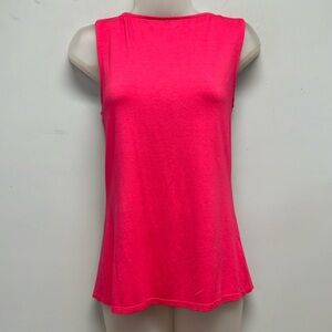 Michael Stars Women’s Pink Open Back Tank Top Size Small